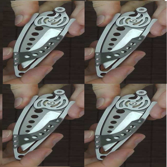 Personalized Punched Short Tactical Pocket Knife Cutter Hunting Knife Designs