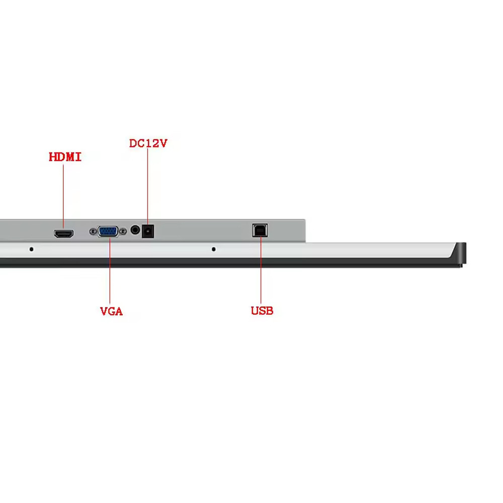 10.4 Inch 4:3 Screen Ratio 800x600 Industrial Touchscreen Display Open Frame Waterproof 800Nits For Outdoor
