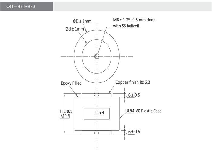 1.2UF 1100V High Frequency Capacitor For Heat Treatment Machine