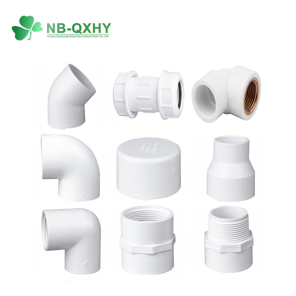 High Quality ASTM Sch40 PVC UPVC Pipe Fitting Plastic Pipe Joint Fitting for Water Supply