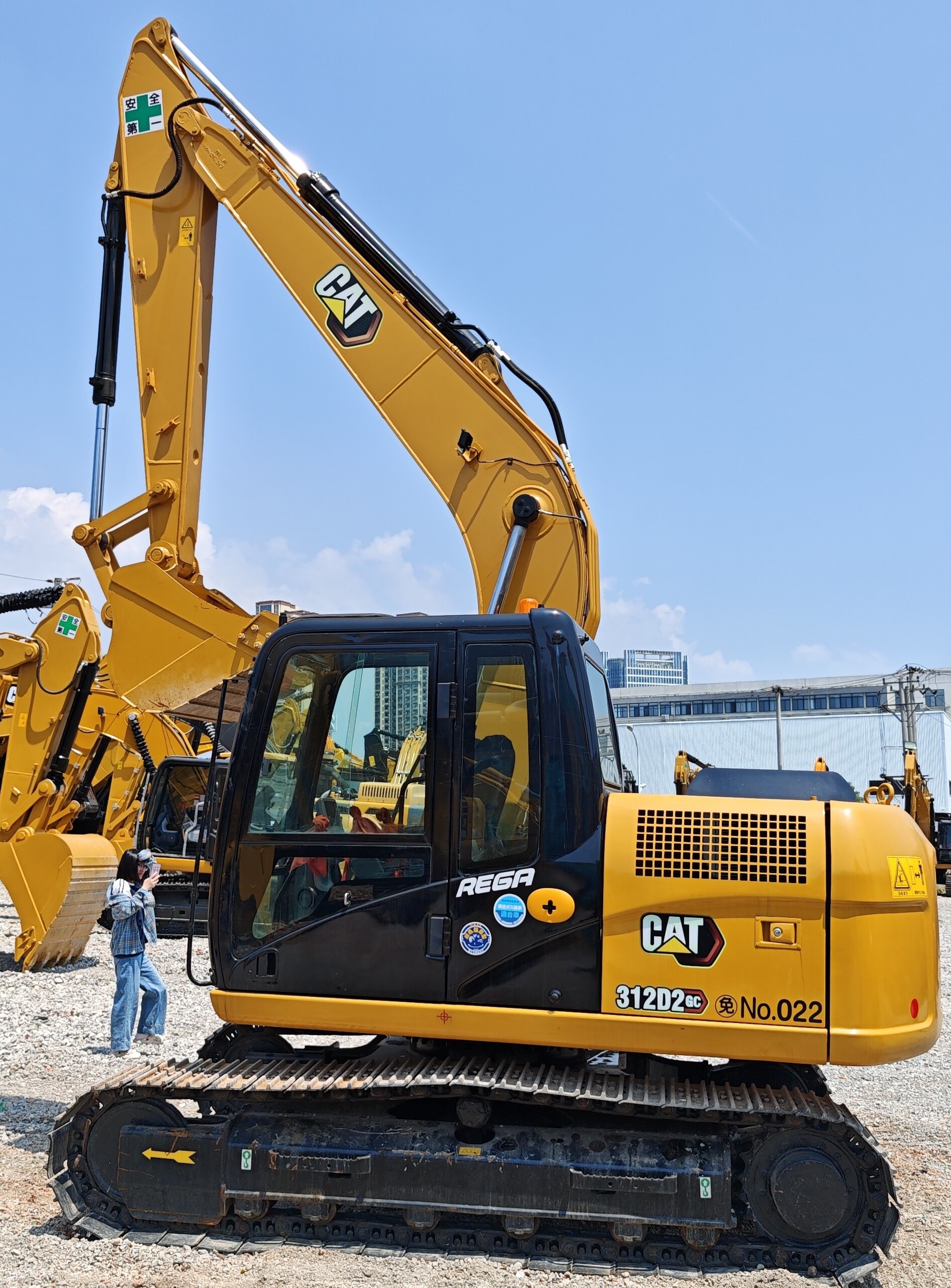 Used Second Hand Caterpillar 312D2GC Excavator Powerful Power System Engine High Output Power High Combustion Efficiency