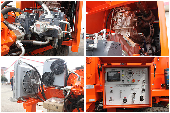 Diesel 298kw 400hp TY280 Power Line Stringing Equipment Hydraulic Cable Puller