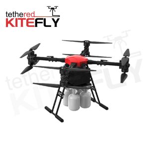 IP45 Tethered Quadcopter With Four Axes And Eight Propellers W50