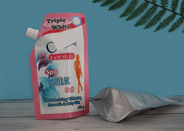 Compound Aluminum Foil Vacuum Spout Pouch Bag 10 Colors Printing