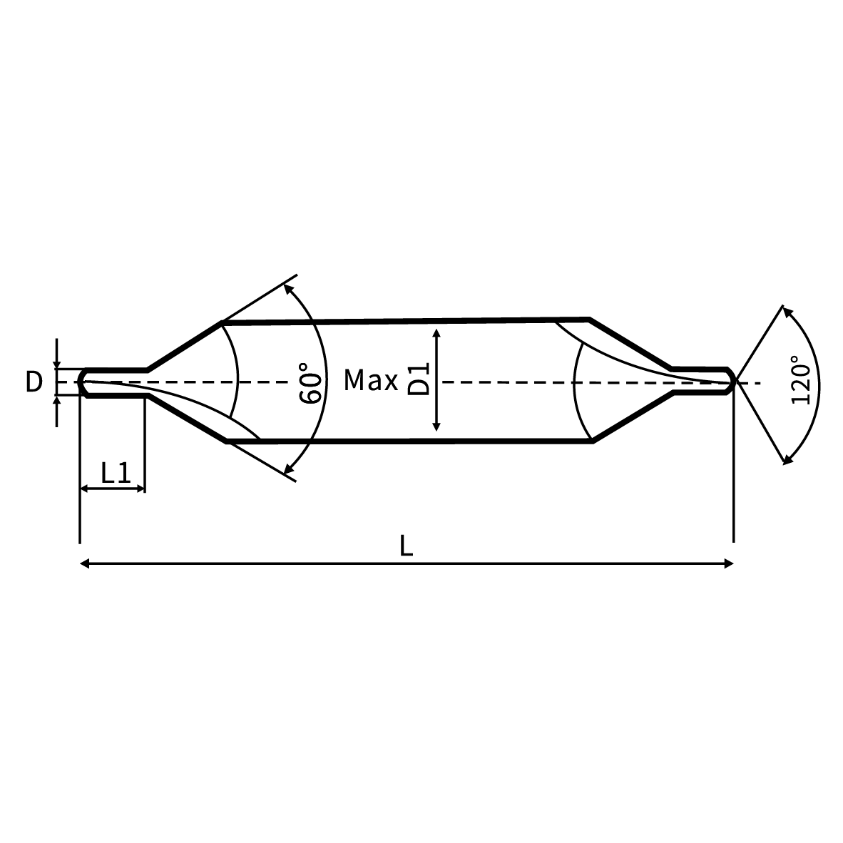 A Type Titanium Center Drill