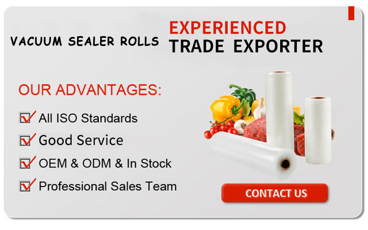 25cmx15m 3.5 Mil Embossed Vacuum Sealer Plastic Rolls