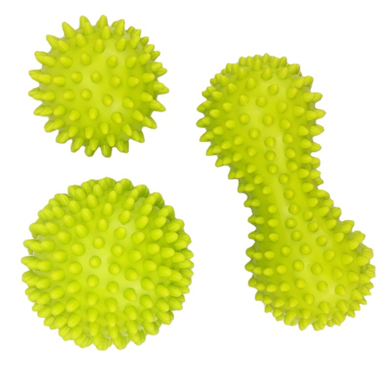 PVC peanut Spinball Yoga ball massage acupoint grip hedgehog ball plantar health muscle relaxation fascia ball