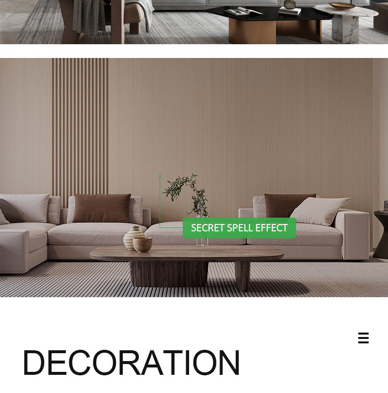 Economic Interior Decoration Wall Panel Bamboo Charcoal Wood Veneer Board OEM