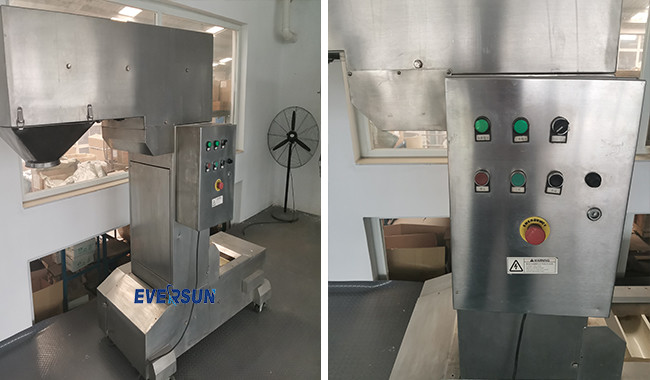 Fully Enclosed Tipping Z Bucket Elevator Conveyors For Granule Packing Machine
