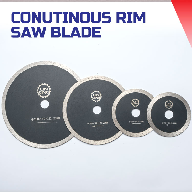 Cut Stone with Confidence Using HOT PRESS D180mm Continuous Rim Diamond Cutting Discs