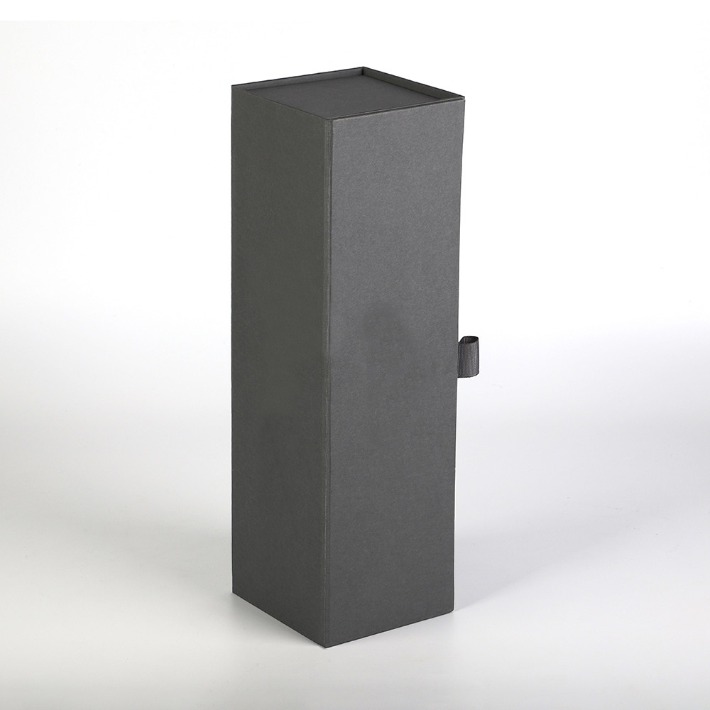 Flat Pack FCS Single Wine Bottle ODM Cardboard Box With Magnetic Closure