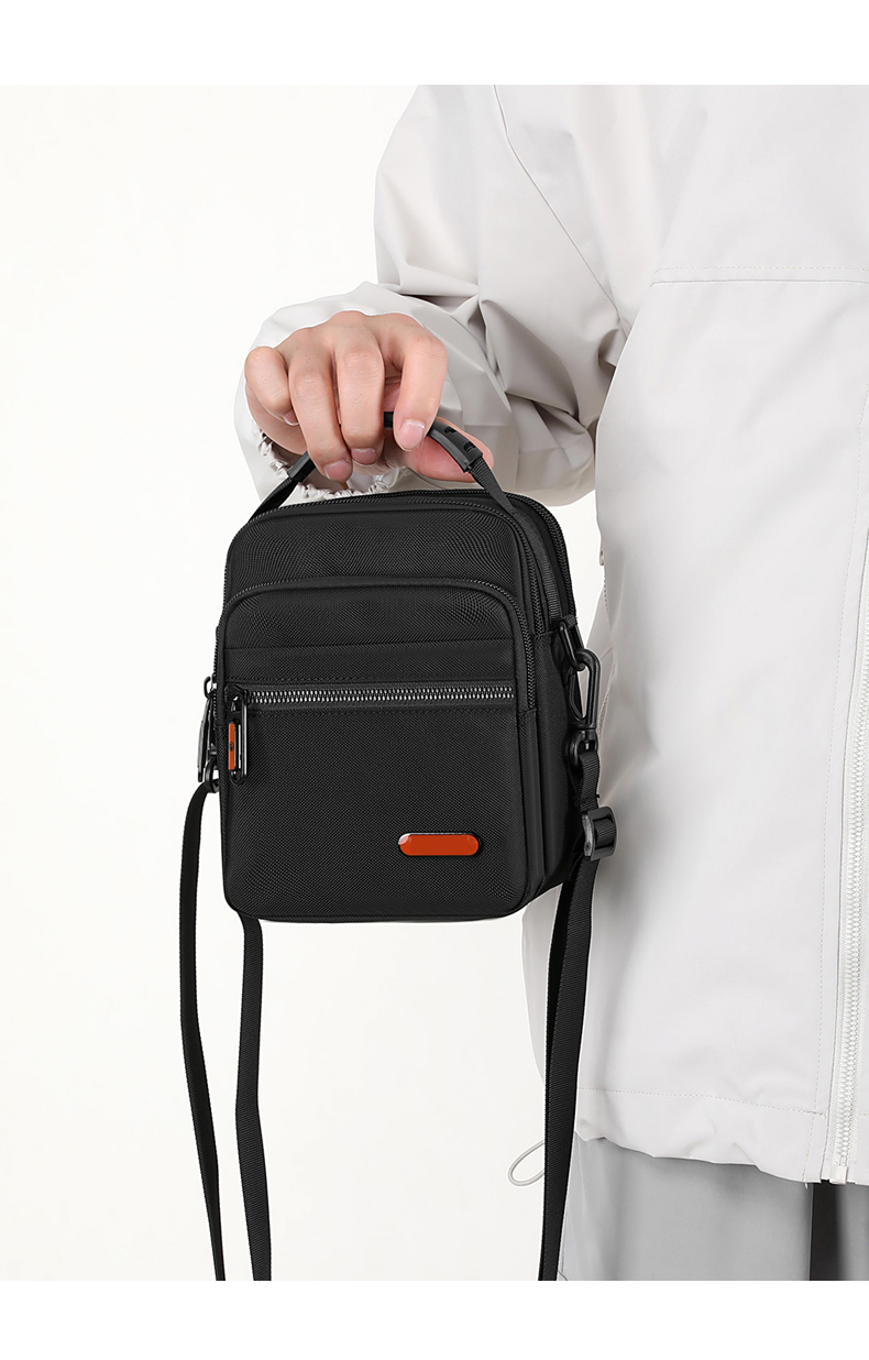 Multi Layer Men Designer Messenger Bags Crossbody Side Bag With Zipper Pocket