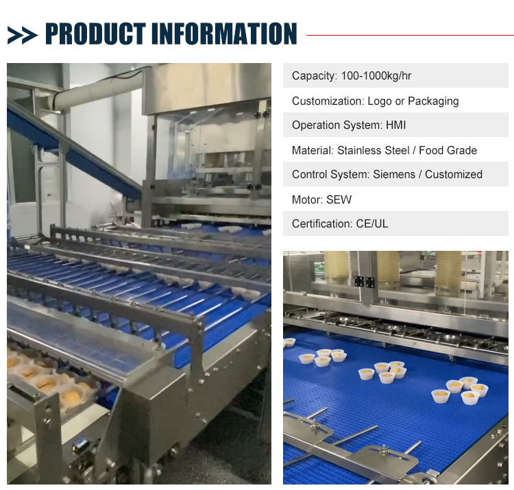 Customized Stable Running Automatic Tin Loading System Cookie Food Canning Machine Biscuit Packing Line