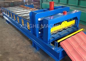Buy cheap Glazed 828 Step Tile Roof Panel Cold Roll Forming Mach / Roll Forming Equipment product