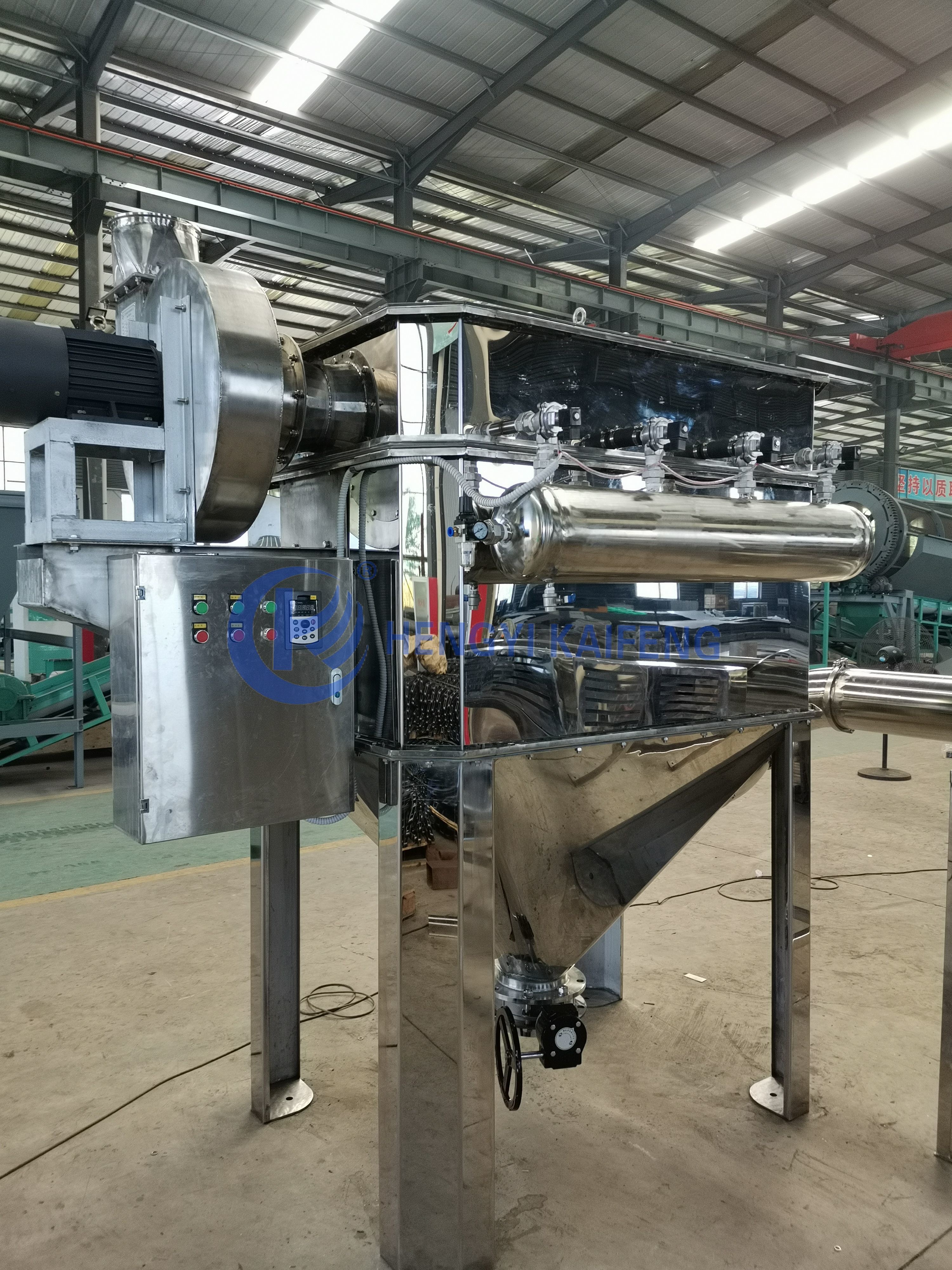SS304 Material Industrial Dust Removal Equipment For Food Industry
