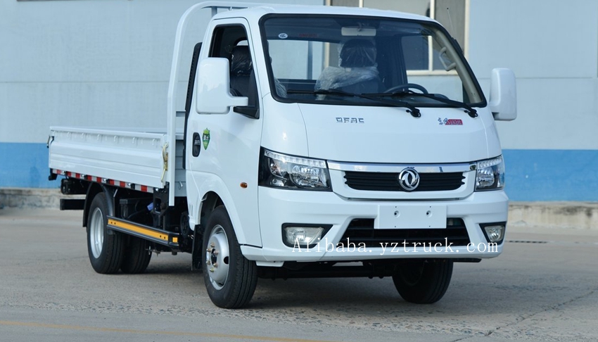 EURO 5 Emission Standard 4x2 LHD RHD 1T 2T Light Flatbed Cargo Truck with Cruise Control