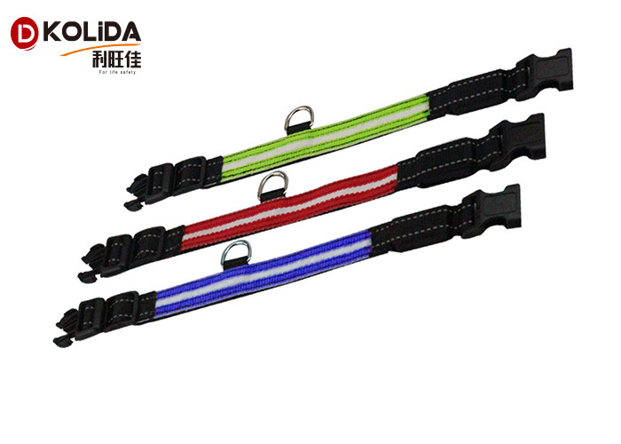 100% Eco - Friendly Safety Night Light Adjustable Dog Collar Puppy Cat Flashing Necklace