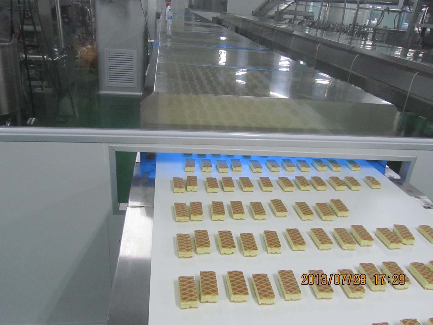 Straight Endless Belt Multi Layer Cooling Food Industry Conveyors