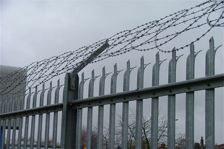 Factory Supply Hot Dipped Pool Galvanised Steel Palisade Fencing For Market