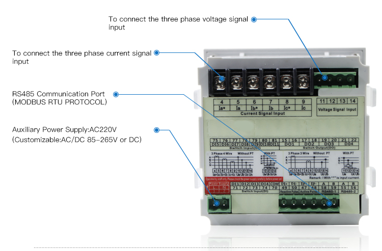 Factory direct Profesional Intelligent Digital Multi -Function Monitoring Multimeters