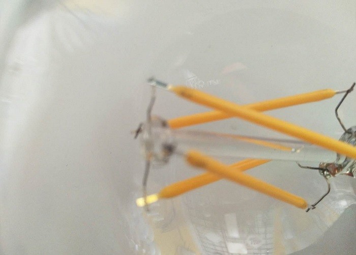 130lm/W Golden Filament LED Light Bulbs , LED Energy Saving Light Bulbs With UL ES Certificate