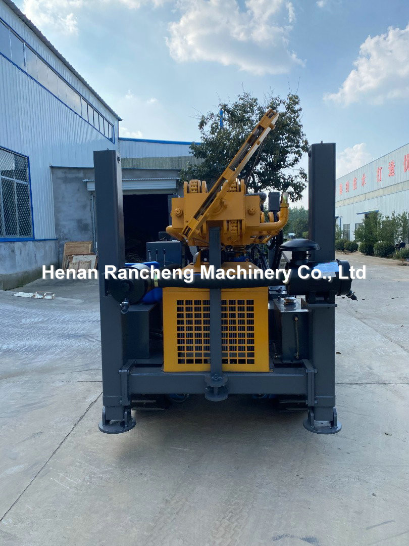 200m 5800Kg Hydraulic Water Well Drilling Machine With 58KW Diesel Engine And 5T Lifting Force
