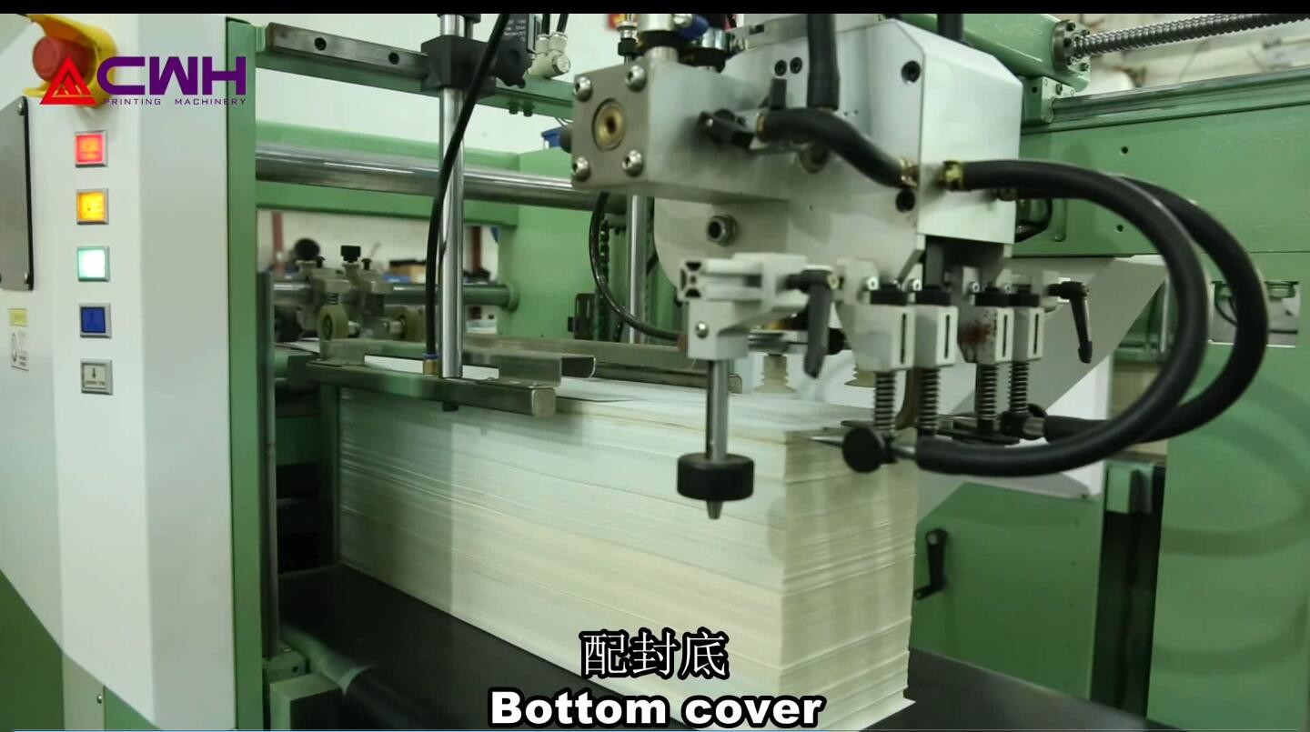 Professional Notebook Making Machine Automatic Paper Ruling And Folding Production Line