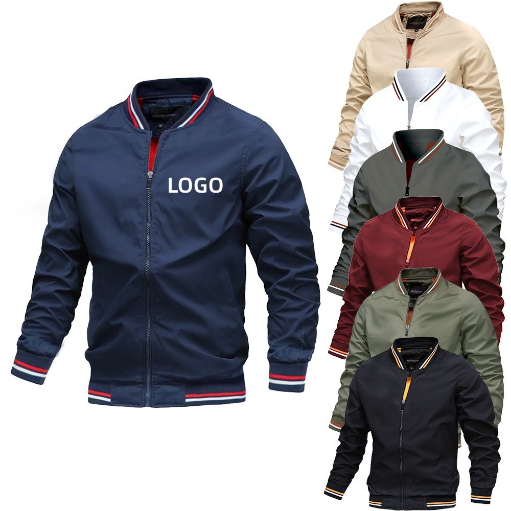 Men Cheap Fashion Jacket Light Weight Jacket Windbreaker Custom Plus Size Men's Jackets Men's Clothing Canvas Fabric Northface