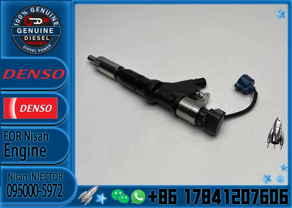 High Quality New Diesel Common Rail Fuel Injector 095000-5972 For HINO E13C
