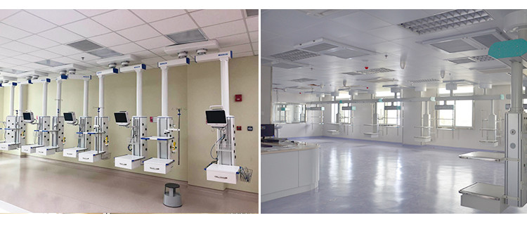 Ceiling Mounted Medical Ceiling Pendant 750mm Arm 160kg Load Capacity