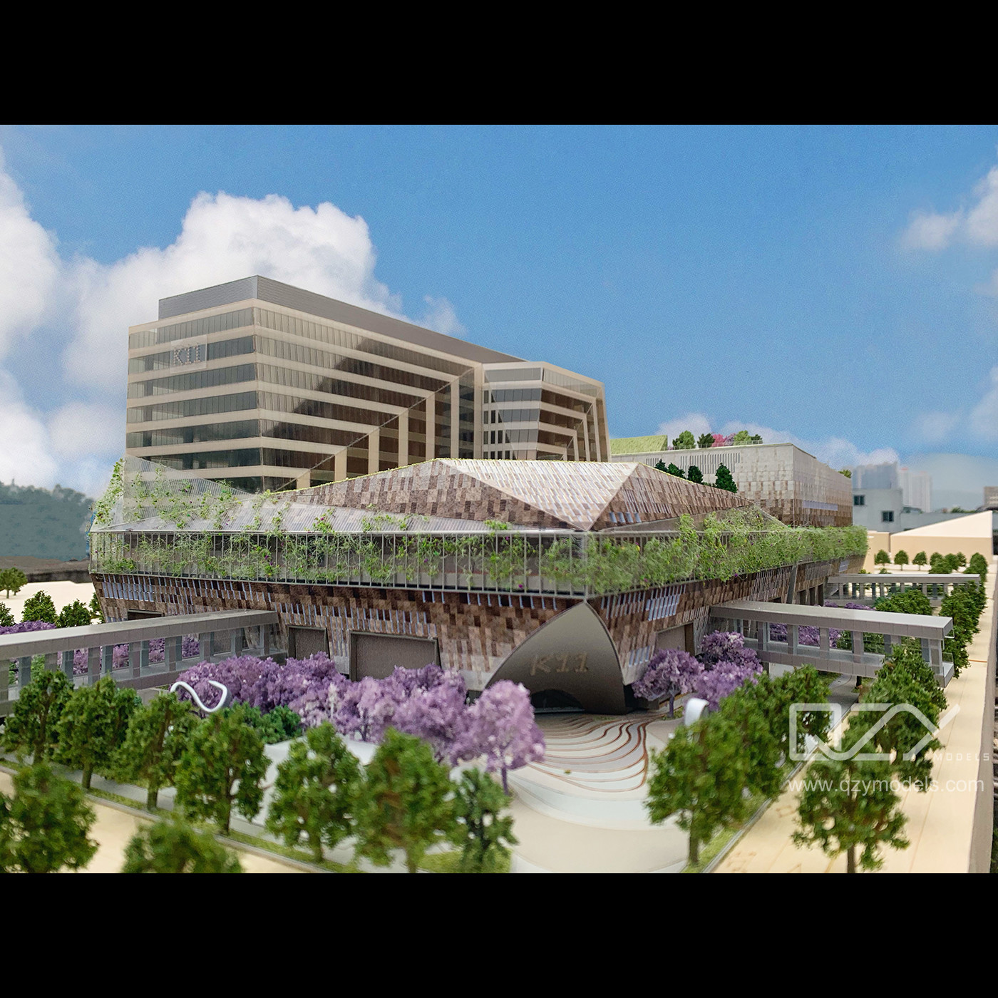 Commercial Complex Model - Desiged by OMA - 1/300 Shenzhen New World K11 Mall model