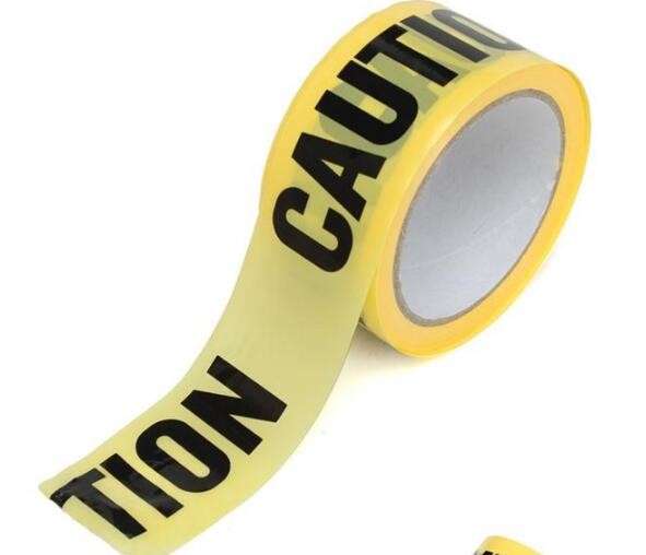 pe no adhesive fright tape halloween Caution Tape yellow warning tape,Custom Printed Halloween Party Decoration Caution