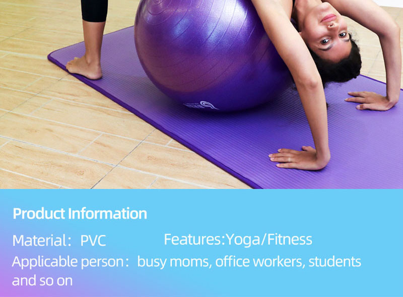 Thickened PVC Yoga Stability Ball , 85 Cm Exercise Ball Explosion Proof For Pilates