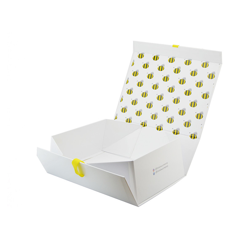 Sample Time 5-7 Days Hard Cardboard Flattable Gift Boxes with Ribbon Recycled Paper