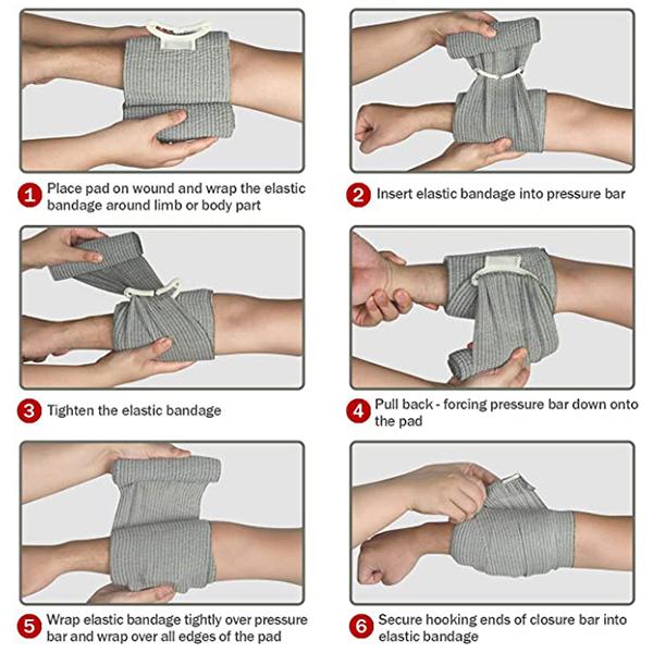 Trauma Wound Dressing Bandage Israeli Emergency Trauma Bandage High Strength 2