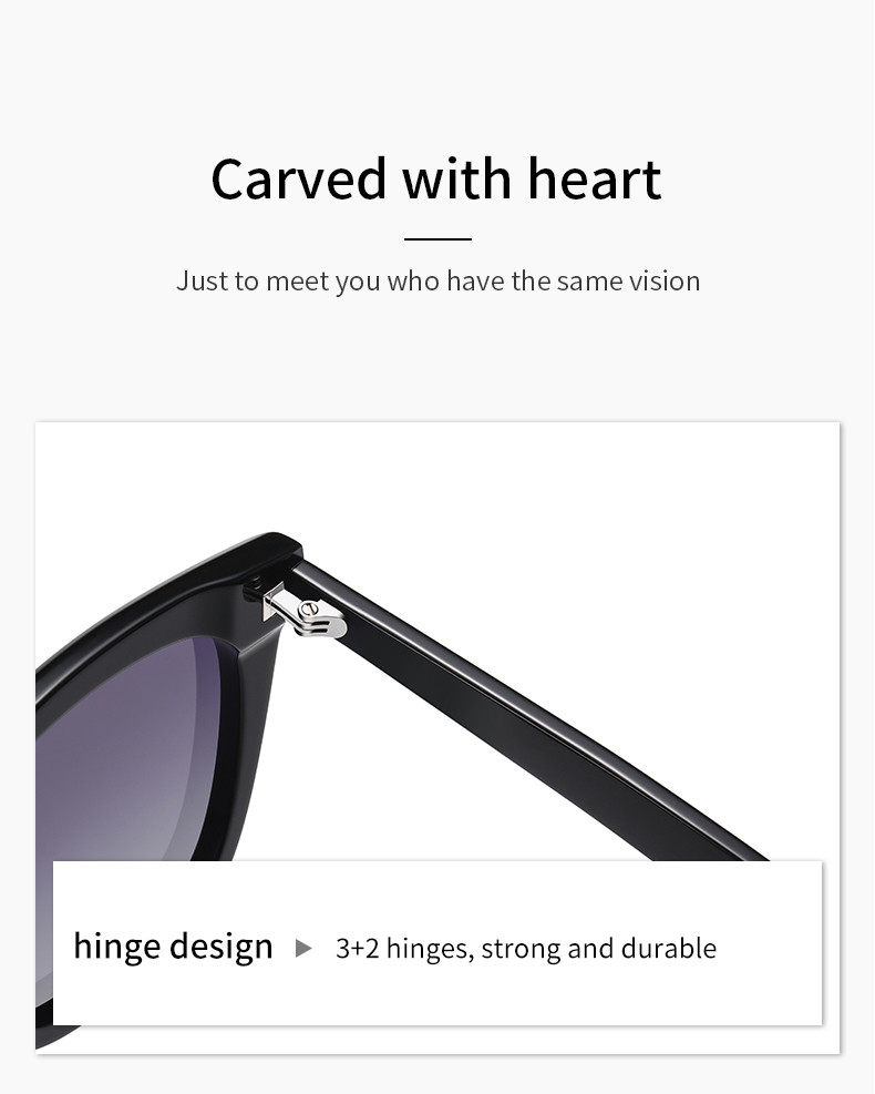 Simple Custom Square Acetate Sunglasses High Polymer Memory