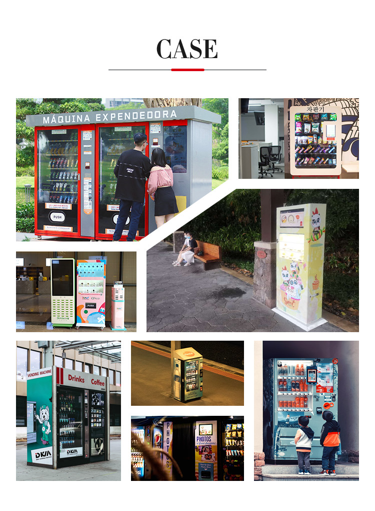 Custom Automatic Distributor Automatique Combo Beverage Cans Bottles Drinks And Snacks Vending Machine