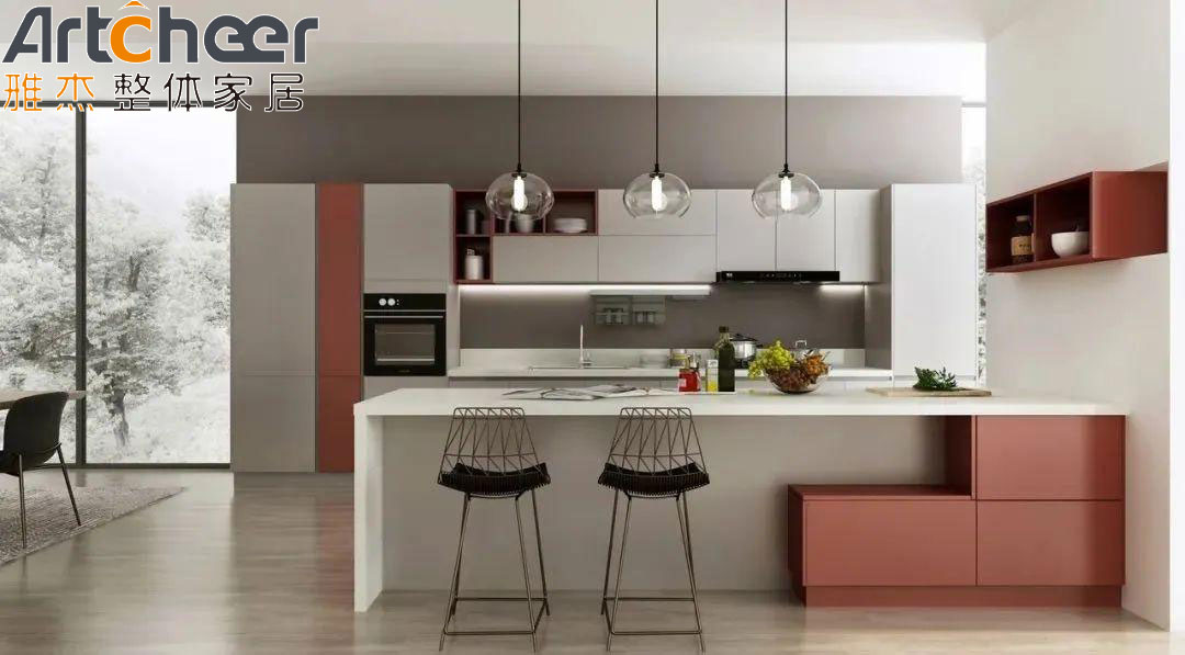 Complete Set Modular Kitchen Furniture with Drawer Basket Accessories