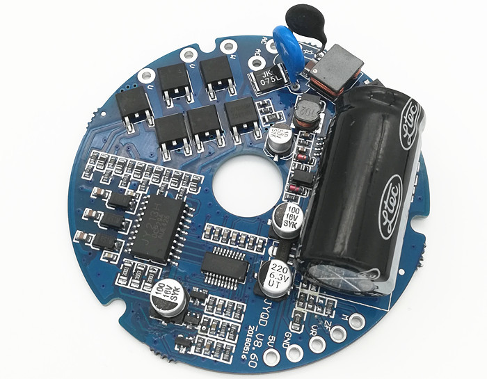 110V High Voltage BLDC Motor Controller , 150W Round Brushless DC Controller