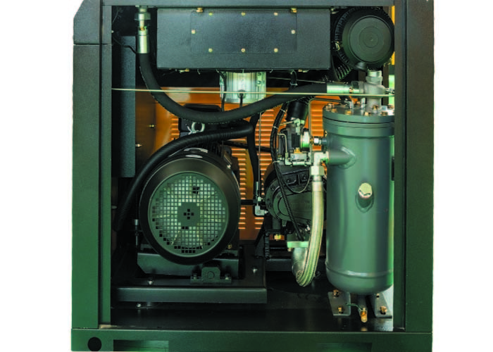 20hp - 25hp Screw Type Air Compressor with Belt Driven Air Cooling