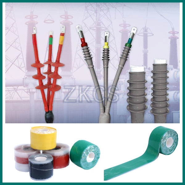Self-Fusing Silicone Rubber Tape work as an protection of terminating high-voltage cables