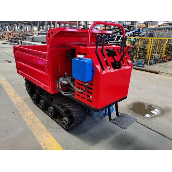 Hydraulic Truck Dumper 4 Tons Crawler Carrier Mini Dumper Loading