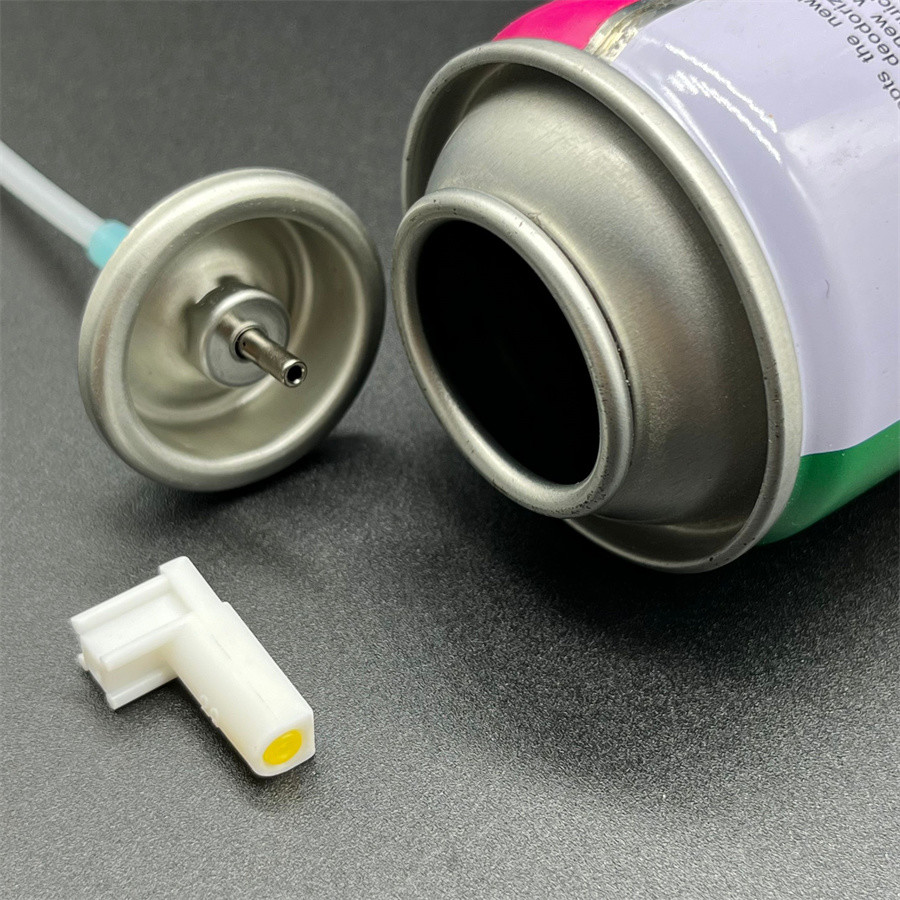 1Inch Metered Valve Aerosol With L Shape Actuator Precision Control Valve For Air Fresheners Durable And Reliable