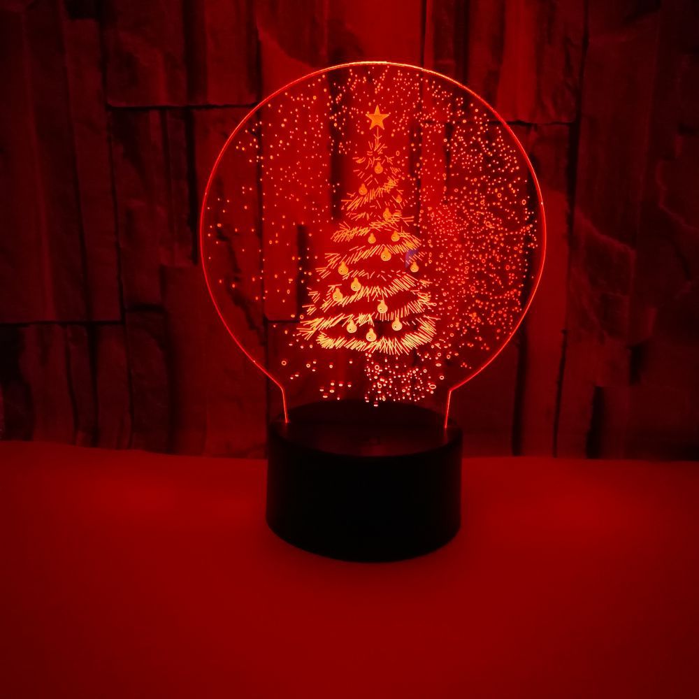 Christmas Gift 3D Night Lights Christmas Tree LED Lights Home Decor Lights Small Table Lamps