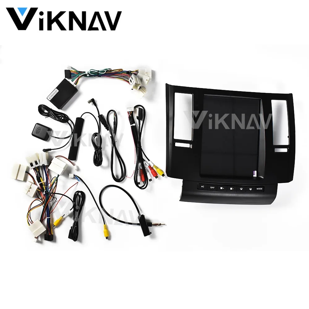 Viknav Car Radio For Infiniti FX35 (2003-2007) 10.4 inch Auto Multimedia Player Tesla Style Car Stereo GPS Navigation
