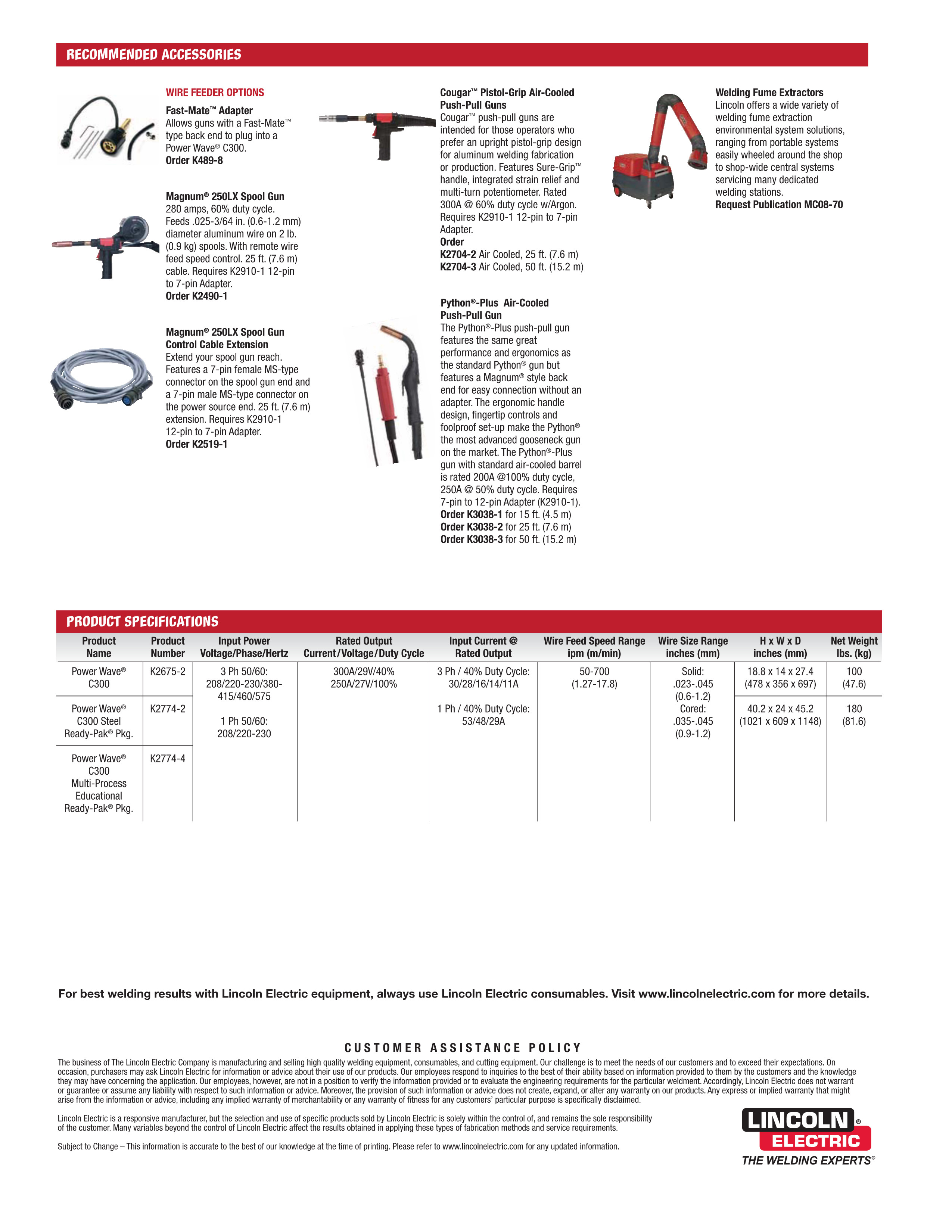 Power Wave® C300 welding machine for sale; TIG/MIG/STICK/Pulsed DC TIG welding machine;Multi-process welding Machine