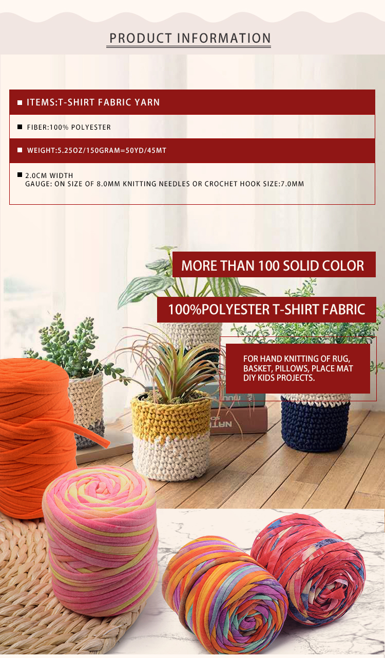 T Shirt Crochet Chenille Arm Knitting Yarn Viscose Knitting Wool Yarn