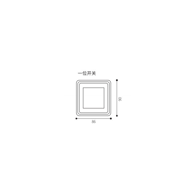 New Design Washroom Socket And Switch Button
