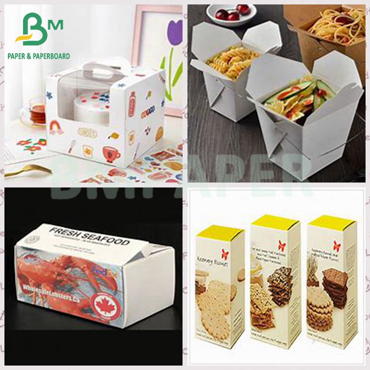 114lb  High Stiffness Eco Friendly Food Grade Ivory Board Paper
