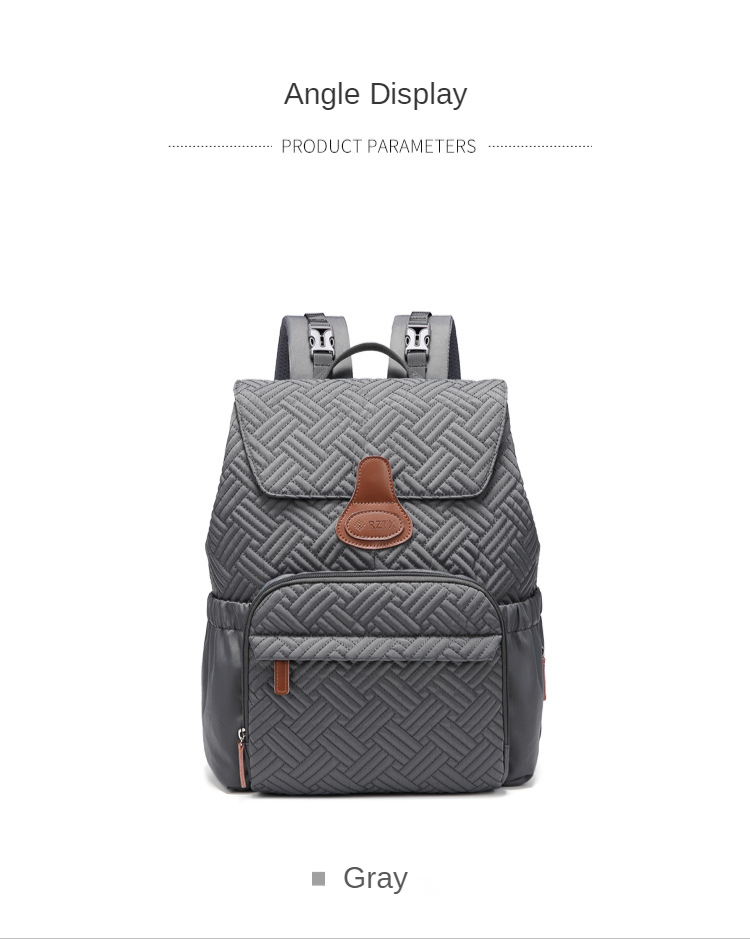 Polyester 600D Multifunctional Diaper Bag Backpack 1.12kg 10*30*13cm
